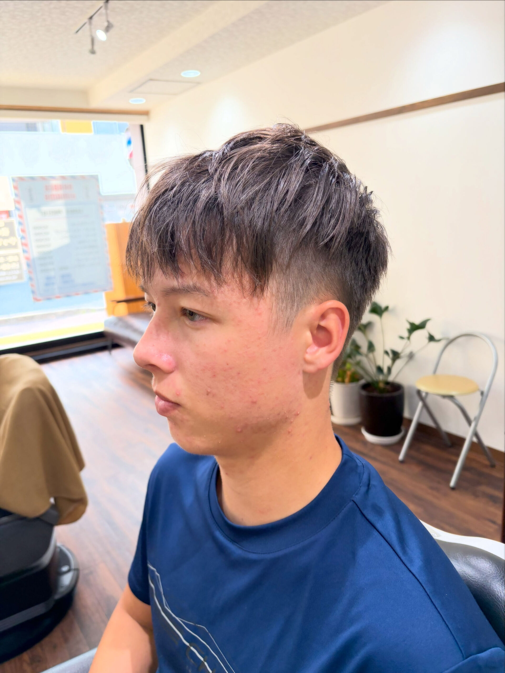 日本で初めてのカットをうちに来てくれました😊