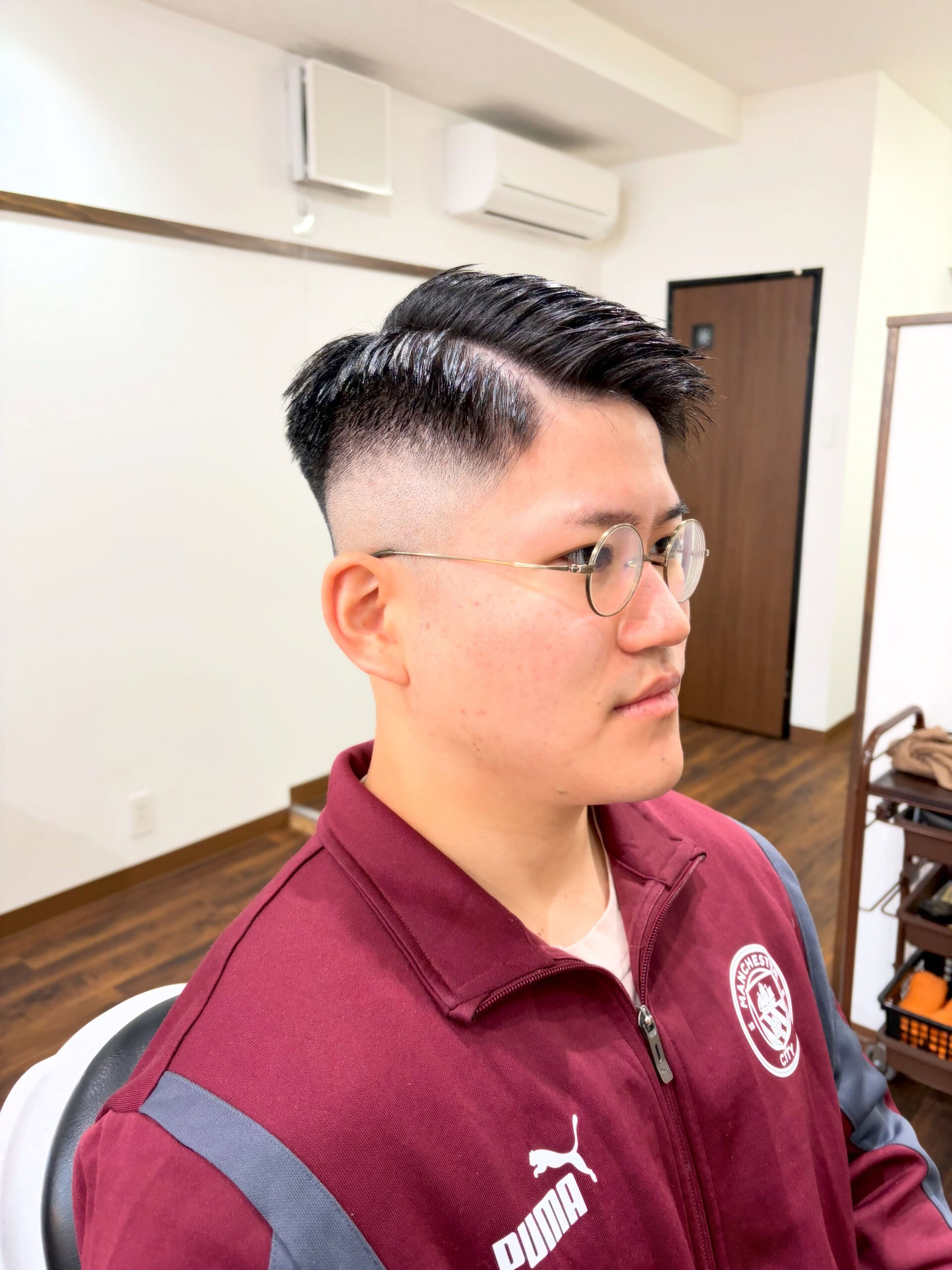 クロップスタイルから7：3パートにスタイルチェンジ💈